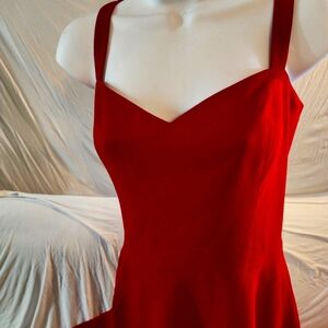 Dress The Population Red Fit and Flare - Large